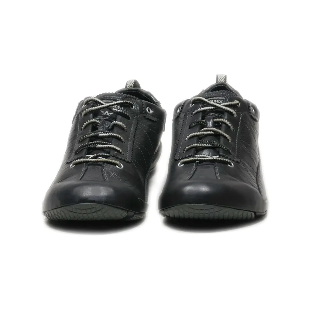 Allrounder Lace Ups Leather Black Colour For Women