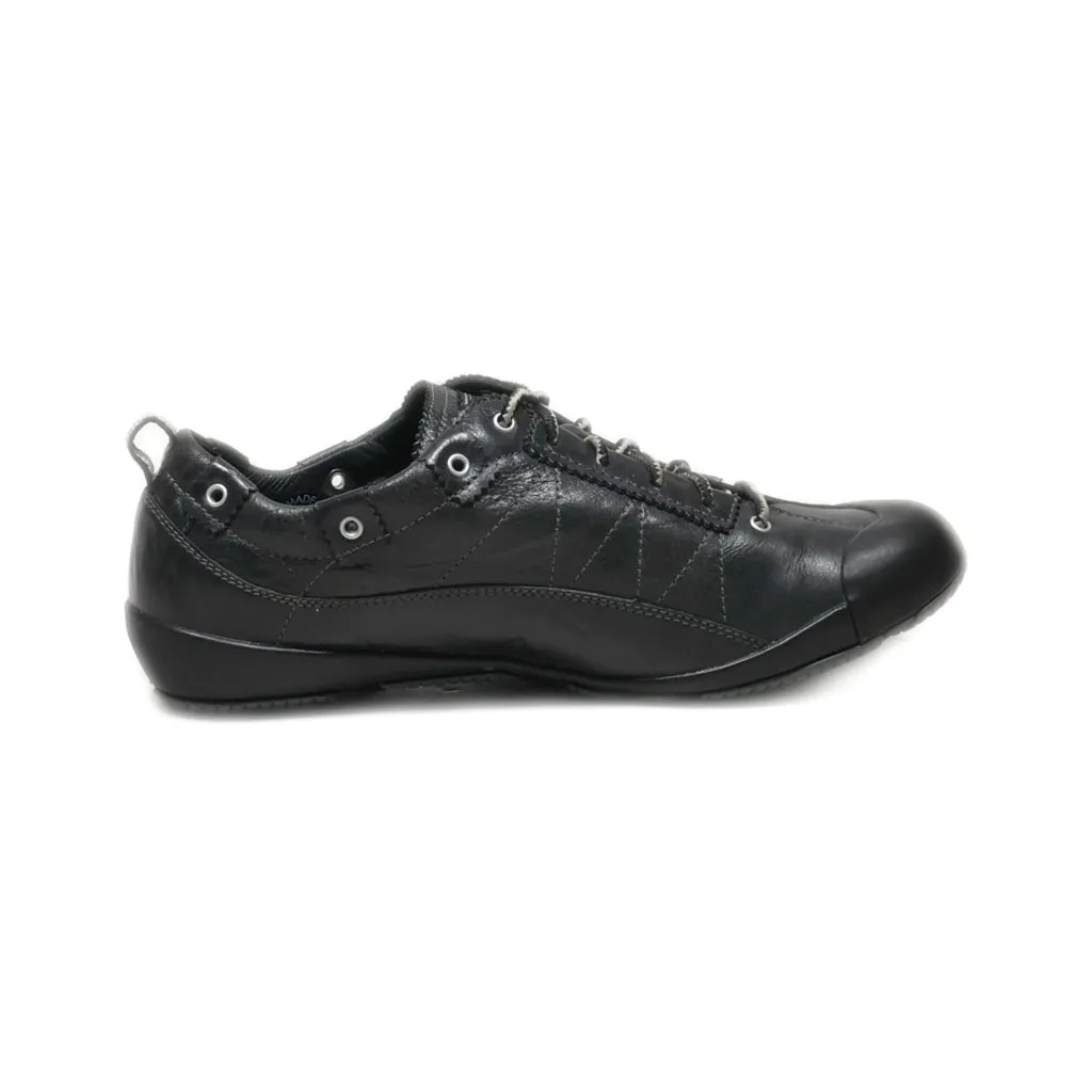 Allrounder Lace Ups Leather Black Colour For Women