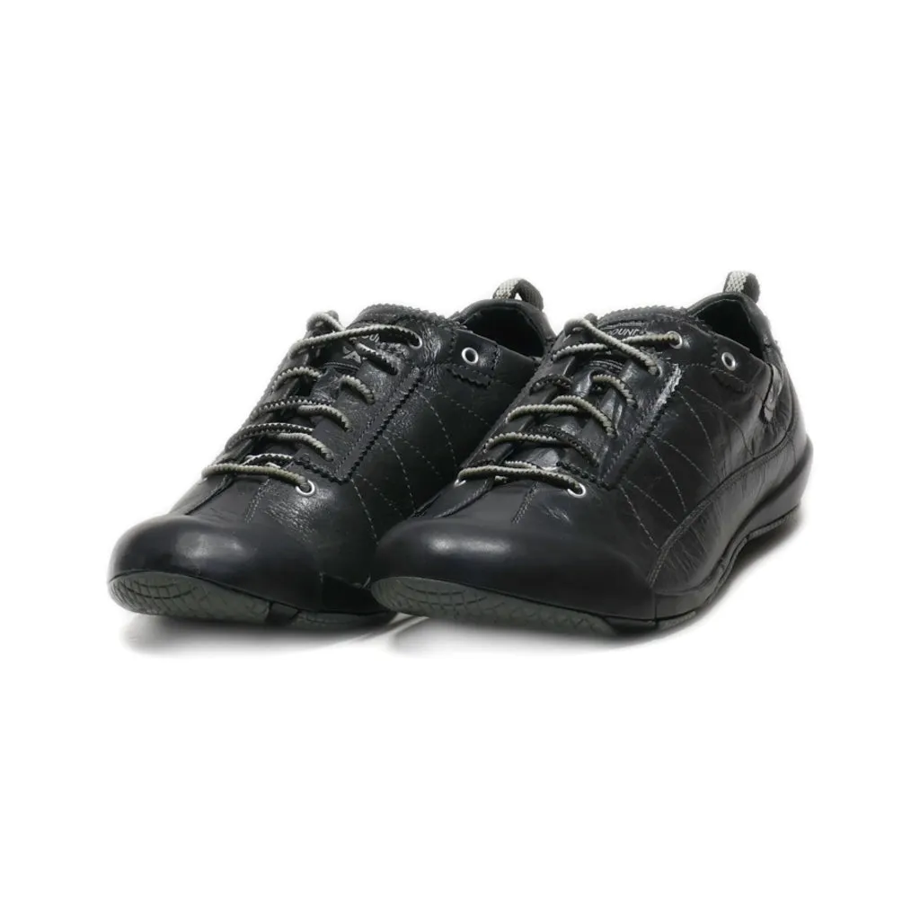 Allrounder Lace Ups Leather Black Colour For Women