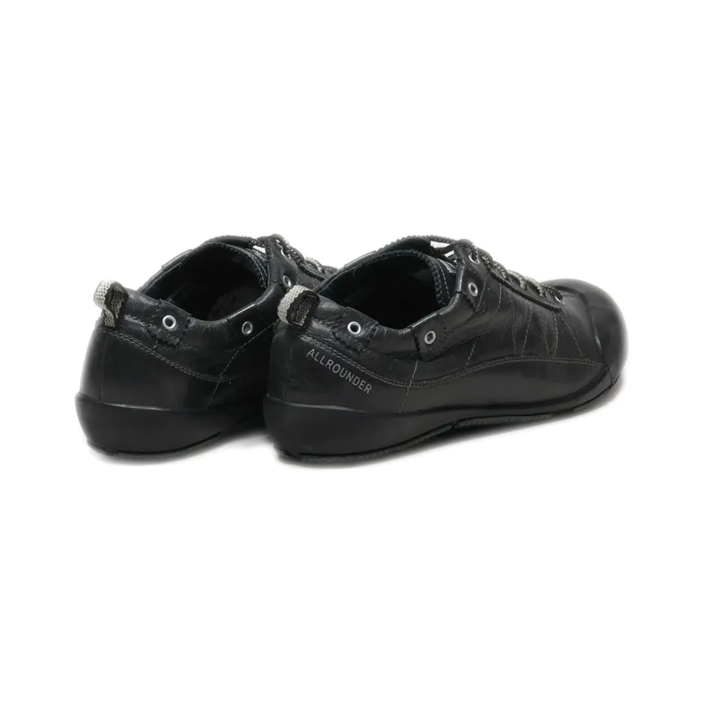 Allrounder Lace Ups Leather Black Colour For Women