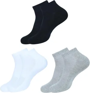 Ankle Socks Men |3 Pack| Sneaker Non Slip Breathable Comfortable Snug Low Cut | Athletic Running Activewear Sock
