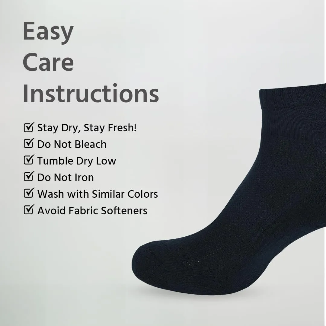 Ankle Socks Men |3 Pack| Sneaker Non Slip Breathable Comfortable Snug Low Cut | Athletic Running Activewear Sock