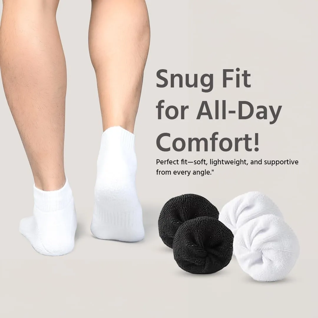 Ankle Socks Men |3 Pack| Sneaker Non Slip Breathable Comfortable Snug Low Cut | Athletic Running Activewear Sock