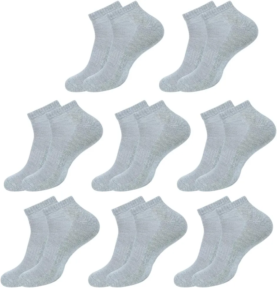 Ankle Socks Men |8 Pack| Sneaker Non Slip Breathable Comfortable Snug Low Cut | Athletic Running Activewear Sock