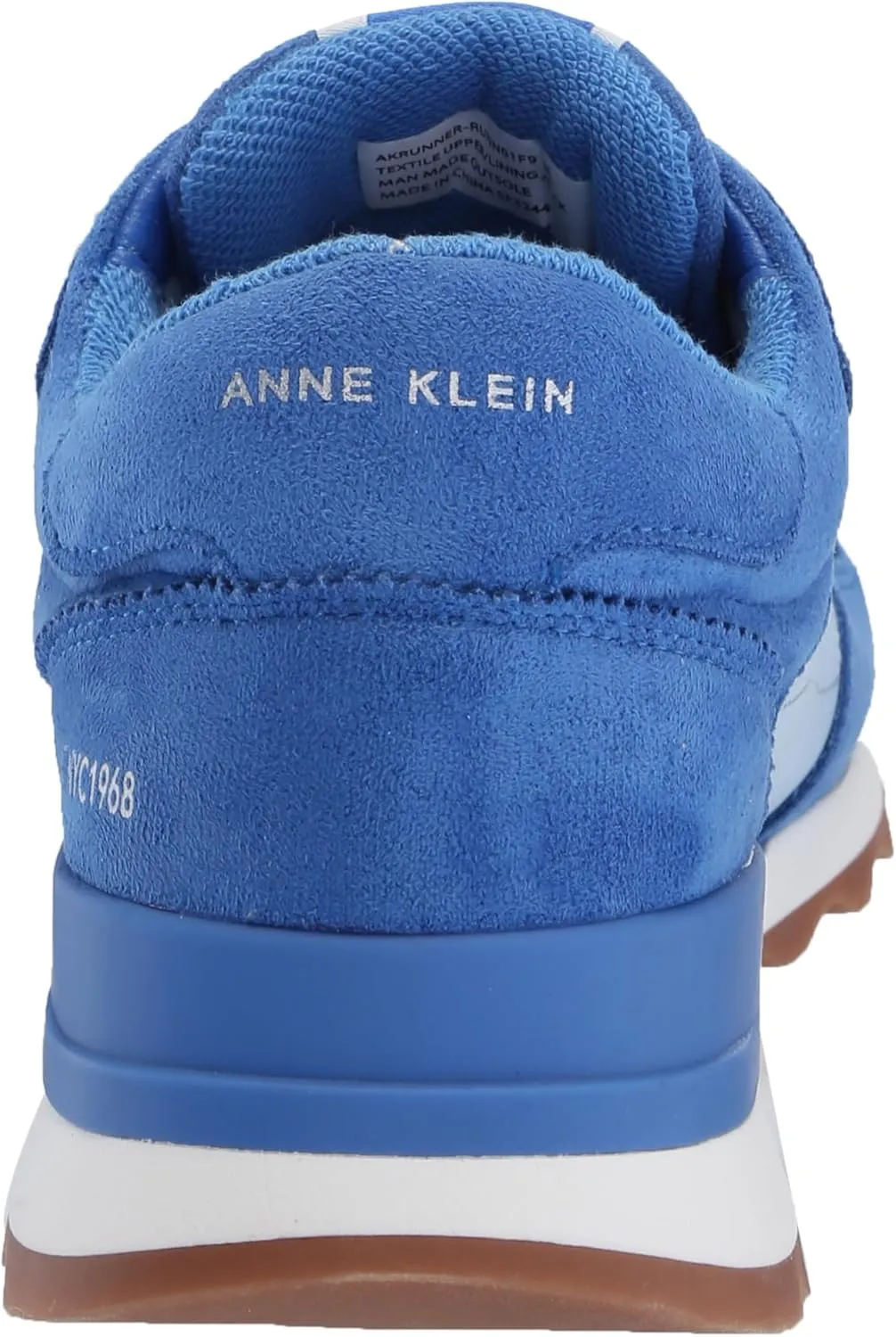 Anne Klein Womens Runner Faux Suede Lifestyle Casual and Fashion Sneakers