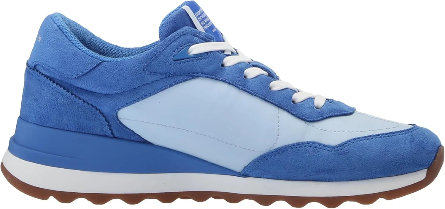 Anne Klein Womens Runner Faux Suede Lifestyle Casual and Fashion Sneakers