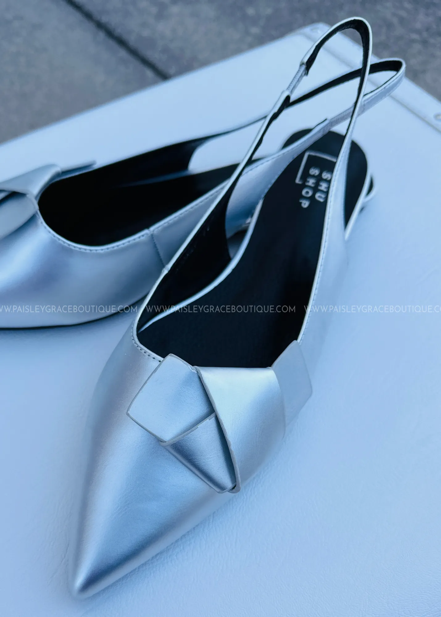 Audrey Flats by Shu Shop - Silver