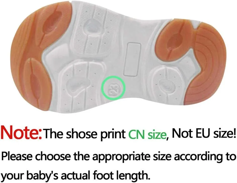 Baby Boys Girls Light Up Flash Breathable Sports Sneakers Toddler Infant Unisex Platform Chunky Outdoor Athletic Shoes