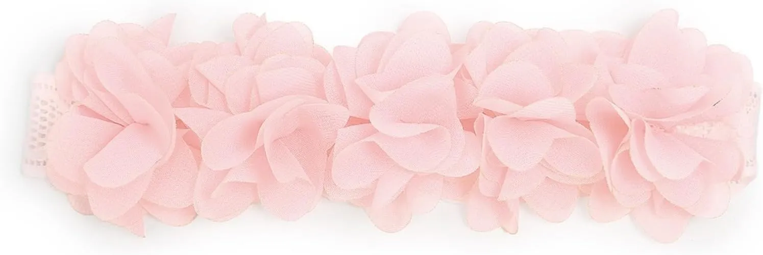 Baby Girls Bohemia Ruffle Sandals with Headband Soft Sole Open Toe Mary Jane Flats Toddler Girls Dress Sandals