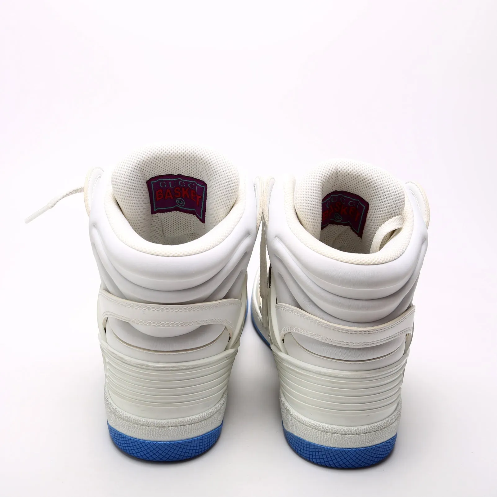Basket High Top Distressed Sneakers Size 38.5
