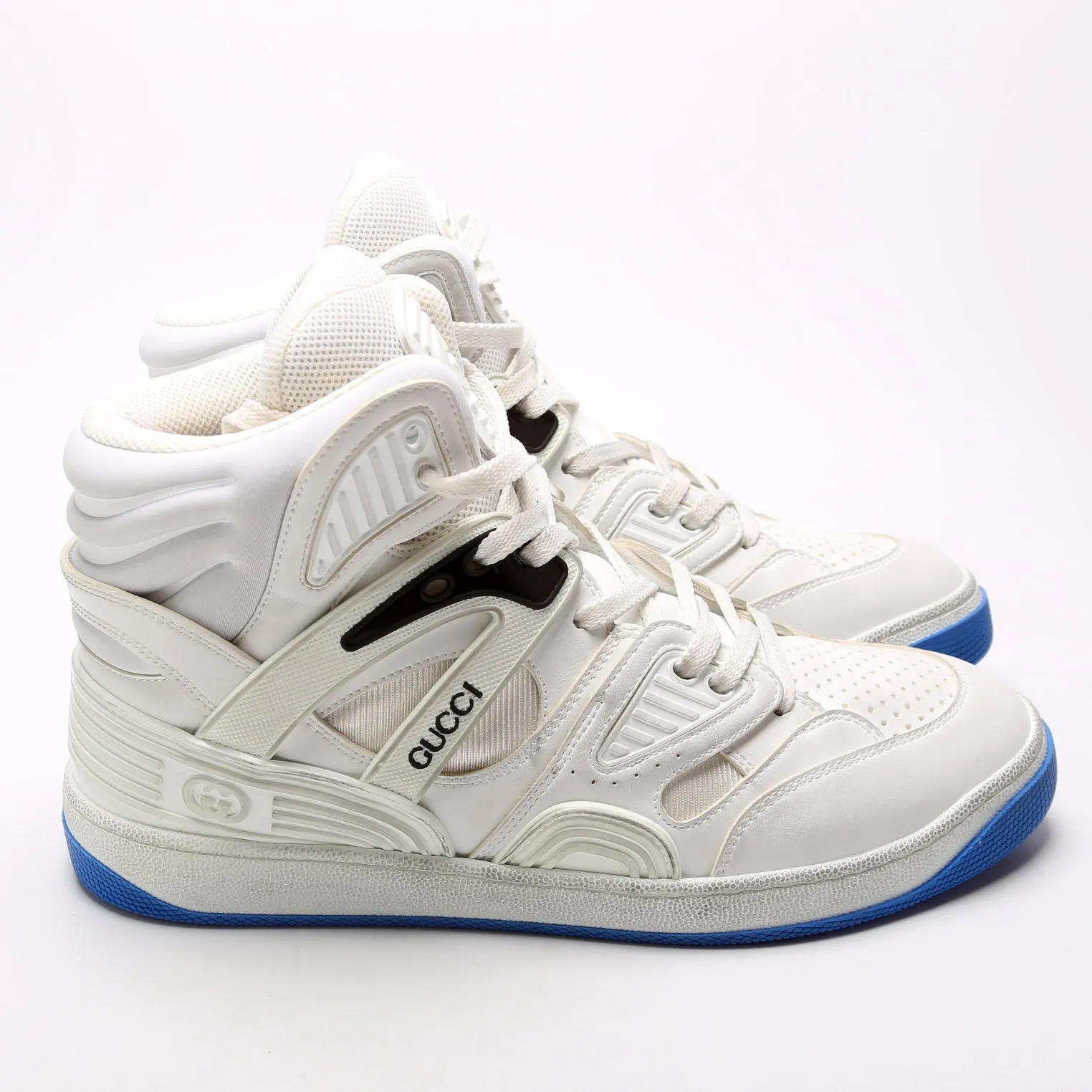 Basket High Top Distressed Sneakers Size 38.5