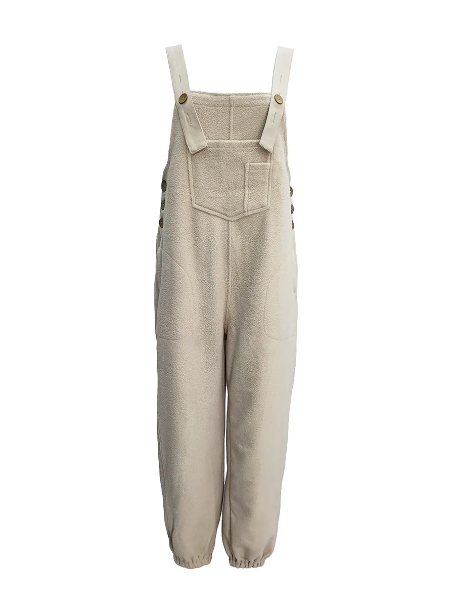 Bianca® | Loose Fit Distressed Denim Overalls