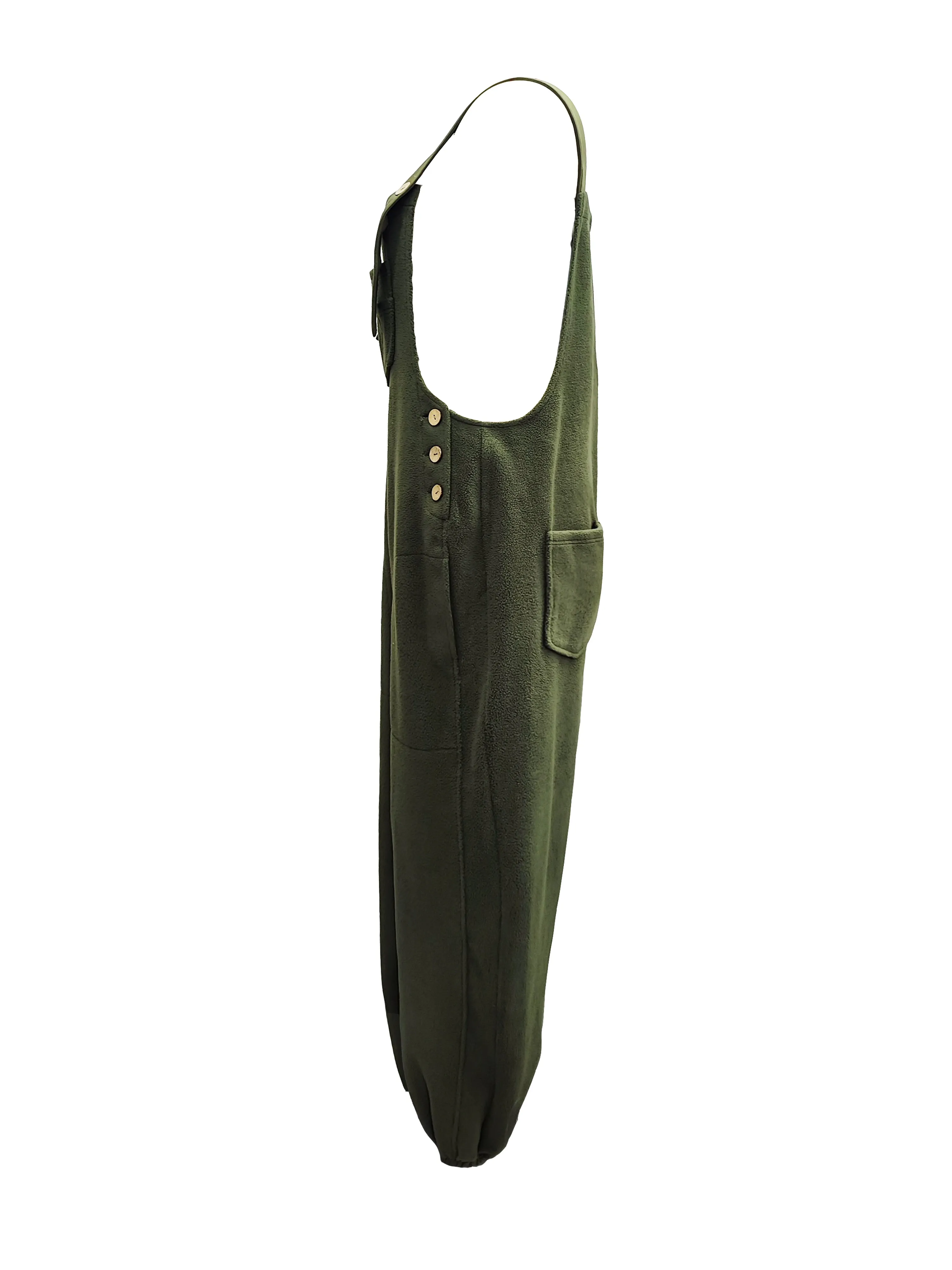 Bianca® | Loose Fit Distressed Denim Overalls