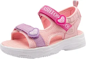 Boys Girls Sandals Adjustable Double Strap Open-Toe Athletic Lightweight Unisex Child Summer Outdoor Sport Sandals