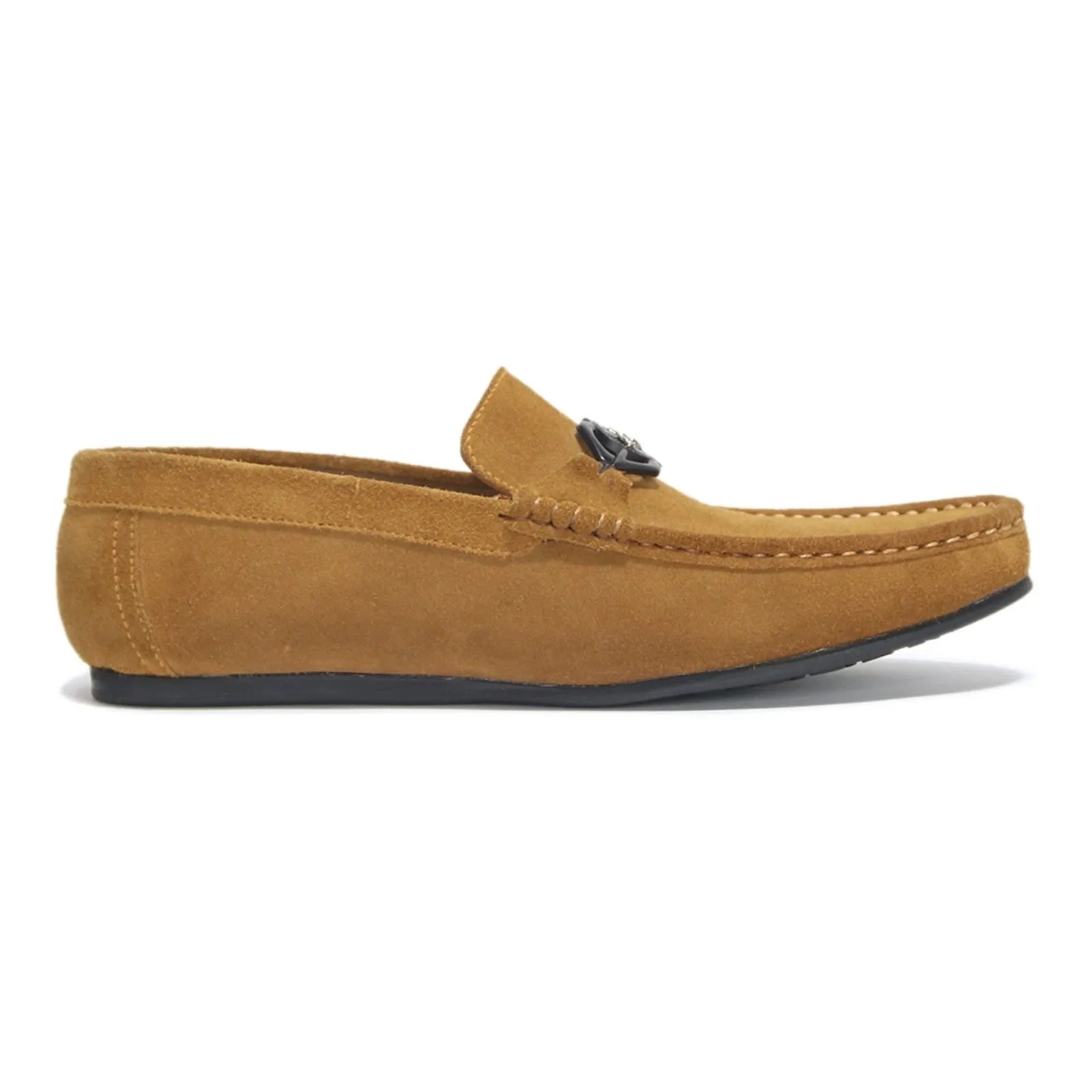 Brown Suede Driver Loafer