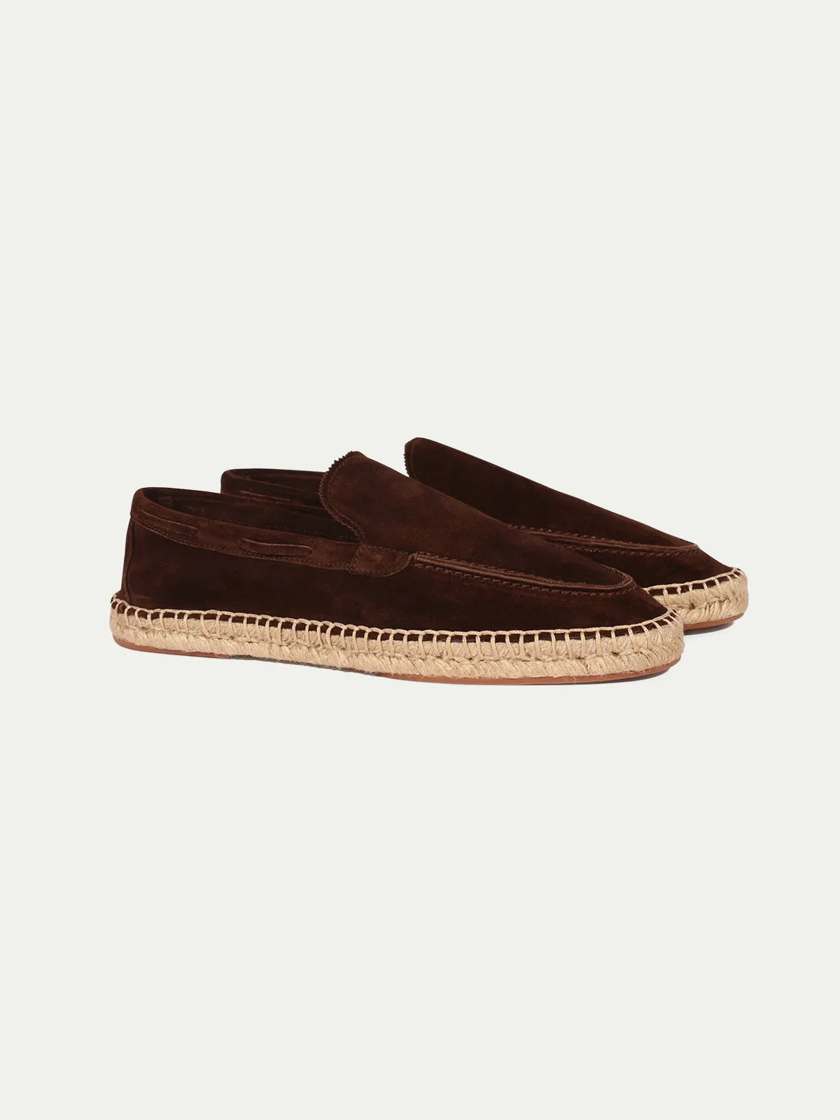 Brown Suede Selene Beachside Espadrille Loafers - Summer 2024 Collection