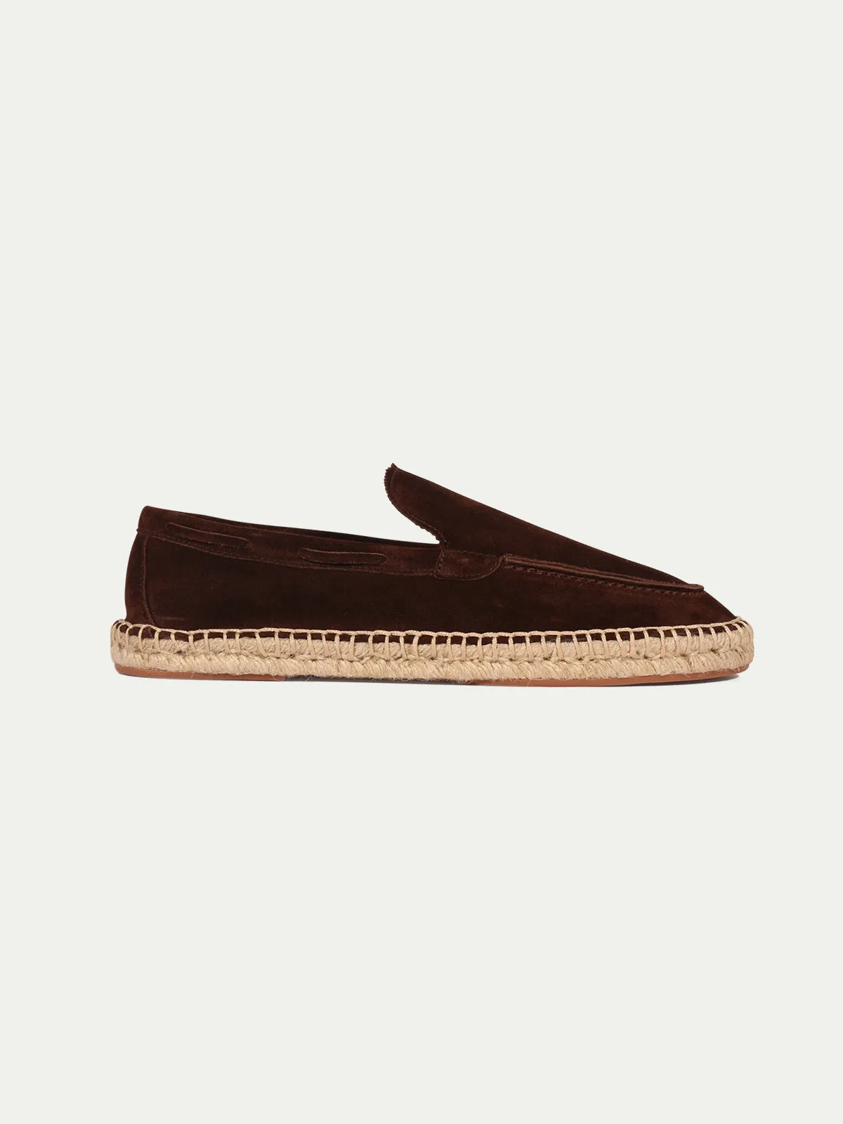 Brown Suede Selene Beachside Espadrille Loafers - Summer 2024 Collection