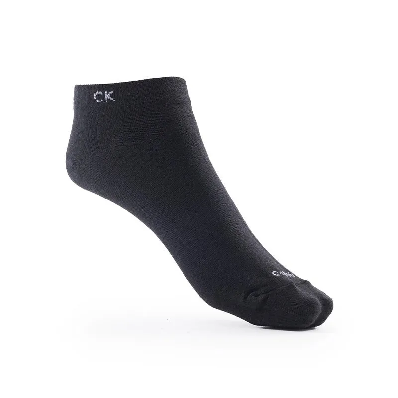 CALVIN KLEIN COTTON ANKLE 3-PACK SOCKS SU19