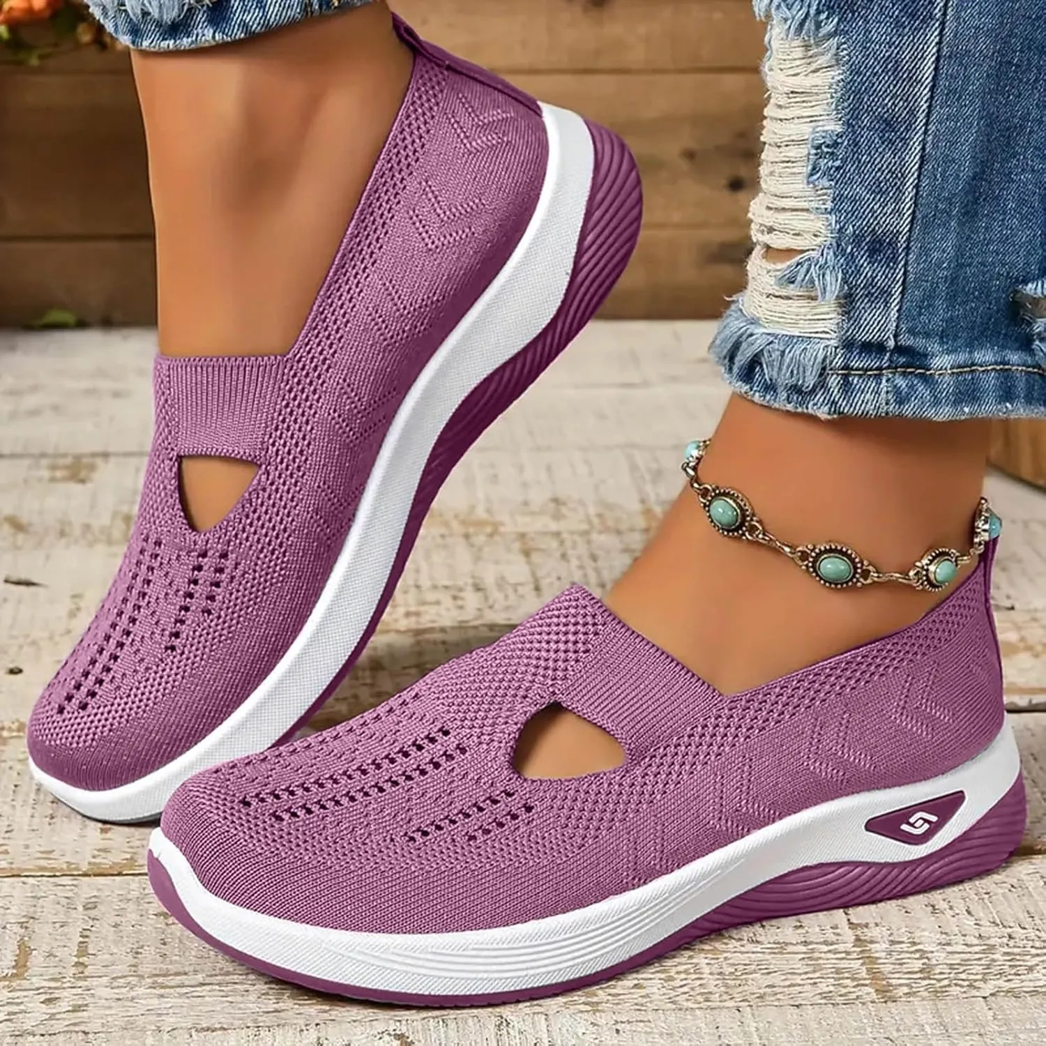 Cathalem Sneakers for Women Fashion Sneakers Memory Foam Insole Tennis Shoes Womens Sneakers Non Slip Lightweight Shoes