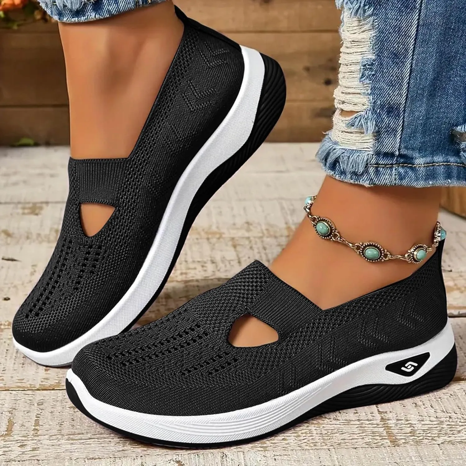 Cathalem Sneakers for Women Fashion Sneakers Memory Foam Insole Tennis Shoes Womens Sneakers Non Slip Lightweight Shoes