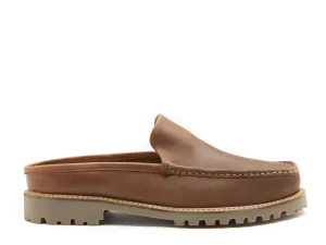 Chatham Mens Hart - Tan Premium Leather Mules