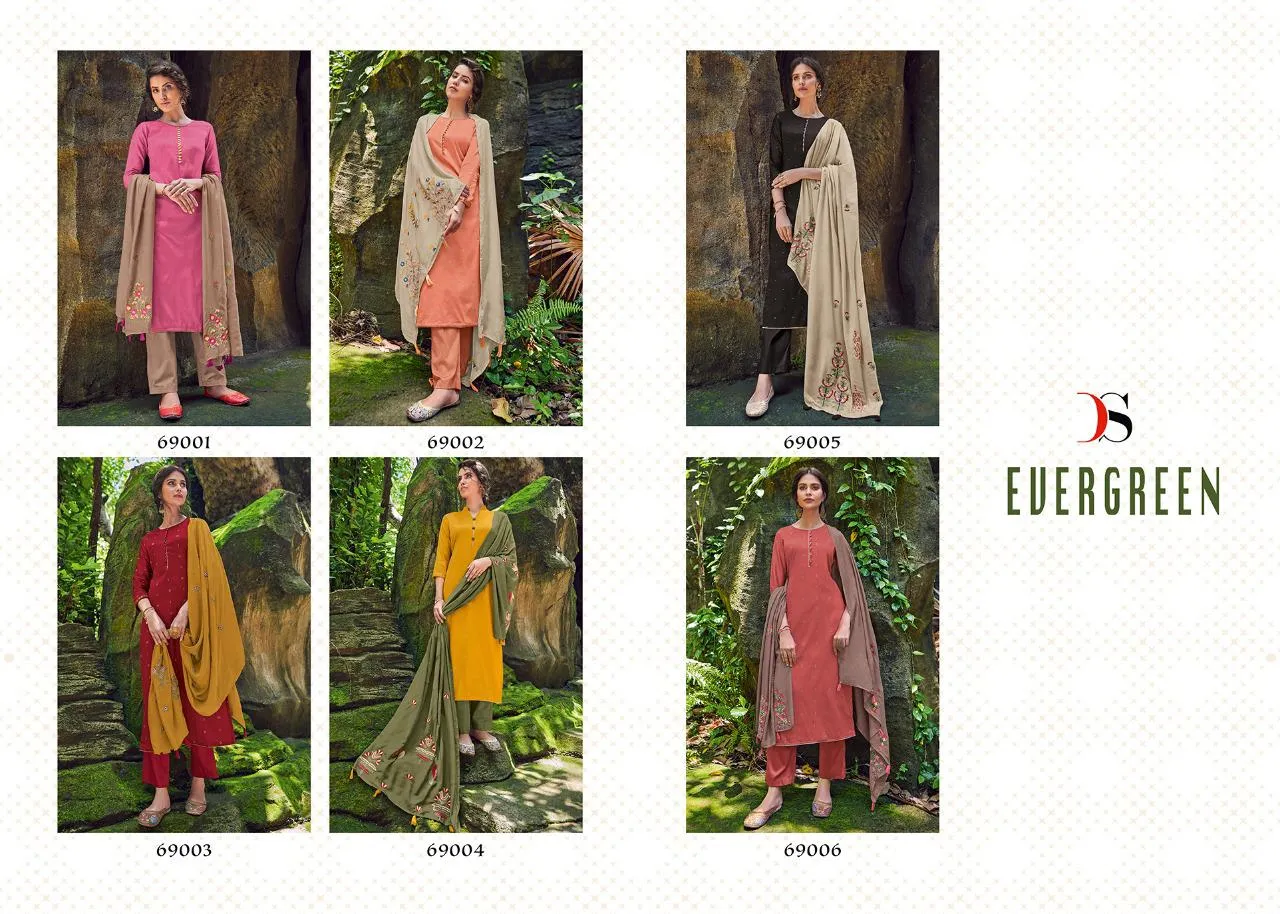 Deepsy Suits Evergreen Jam Cotton Casual Wear Salwar Suit