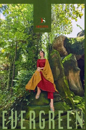 Deepsy Suits Evergreen Jam Cotton Casual Wear Salwar Suit