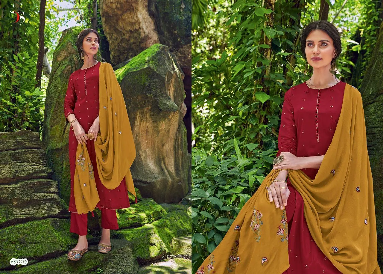 Deepsy Suits Evergreen Jam Cotton Casual Wear Salwar Suit