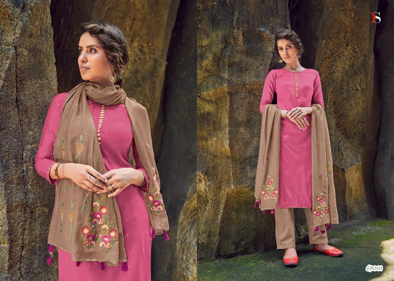 Deepsy Suits Evergreen Jam Cotton Casual Wear Salwar Suit