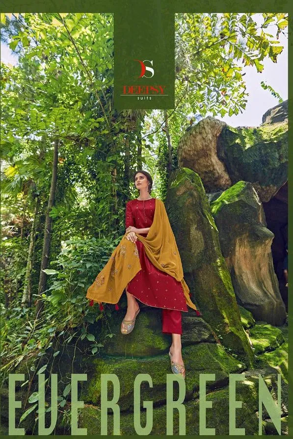Deepsy Suits Evergreen Jam Cotton Casual Wear Salwar Suit