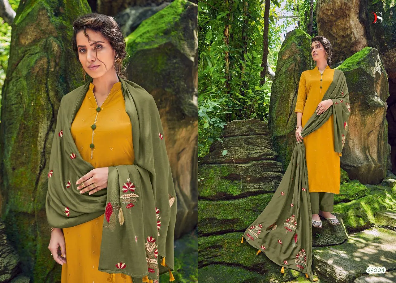 Deepsy Suits Present Evergreen Jam Cotton Casual Wear Salwar Suits
