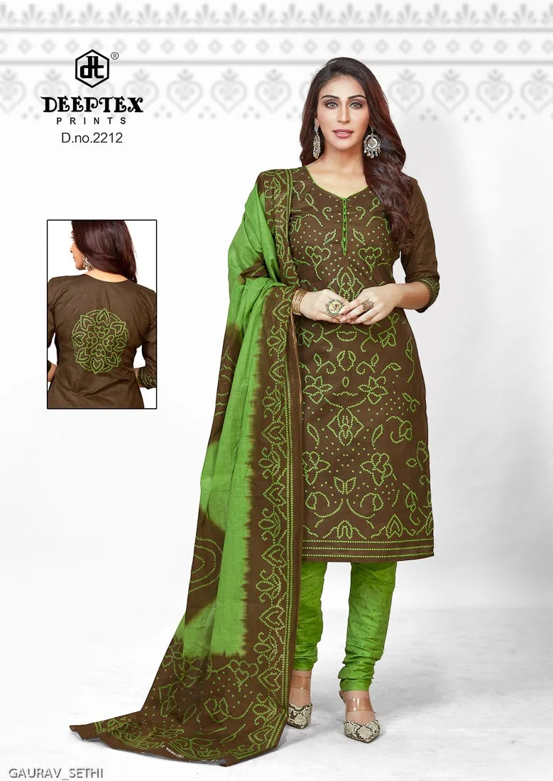 Deeptex Presents Chunari Vol 22 Cotton Casual Wear Salwar Suits