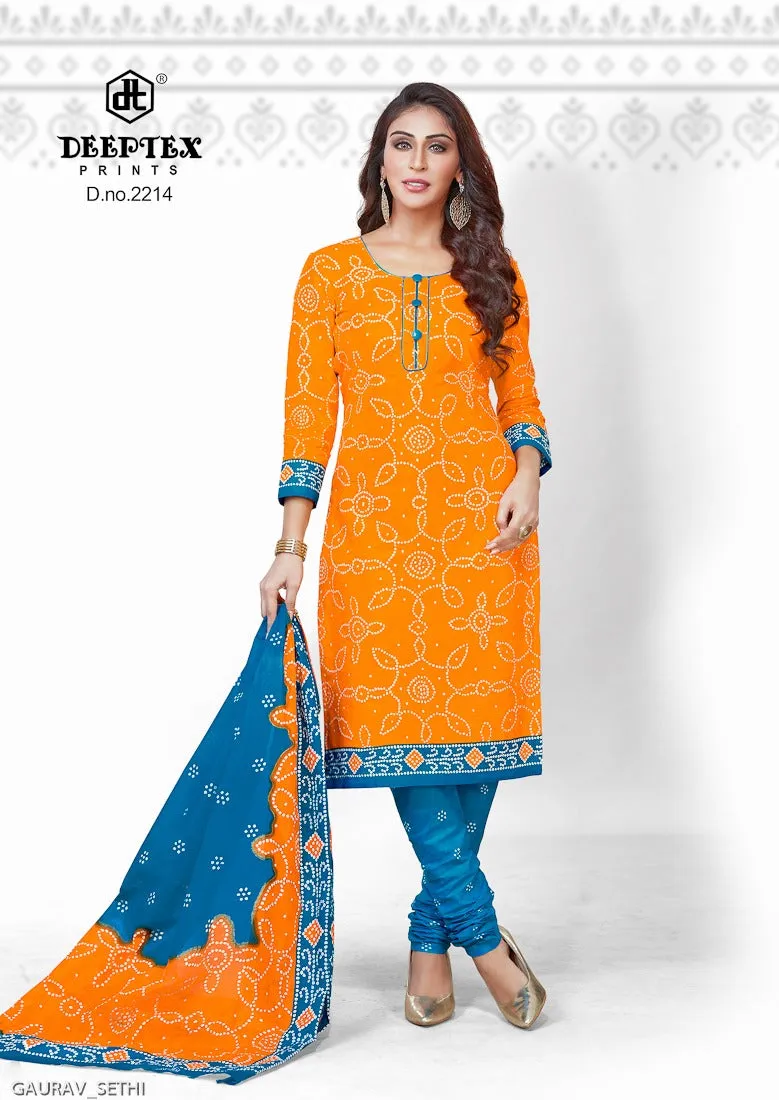 Deeptex Presents Chunari Vol 22 Cotton Casual Wear Salwar Suits