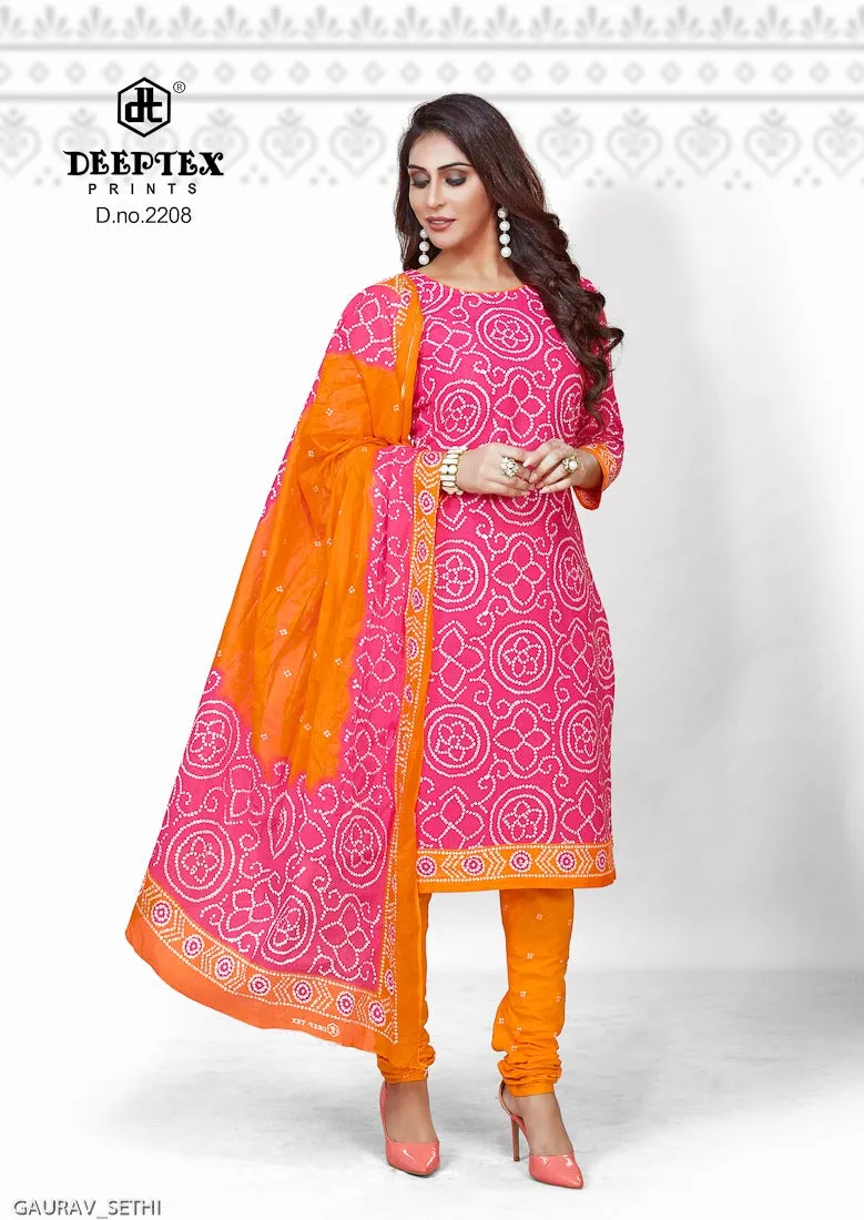 Deeptex Presents Chunari Vol 22 Cotton Casual Wear Salwar Suits