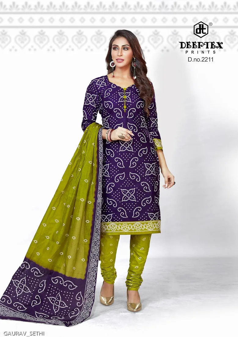 Deeptex Presents Chunari Vol 22 Cotton Casual Wear Salwar Suits