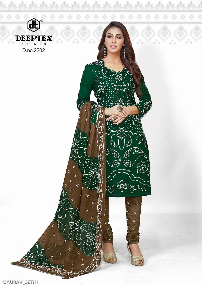 Deeptex Presents Chunari Vol 22 Cotton Casual Wear Salwar Suits