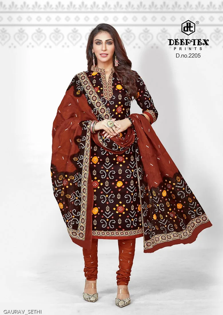 Deeptex Presents Chunari Vol 22 Cotton Casual Wear Salwar Suits