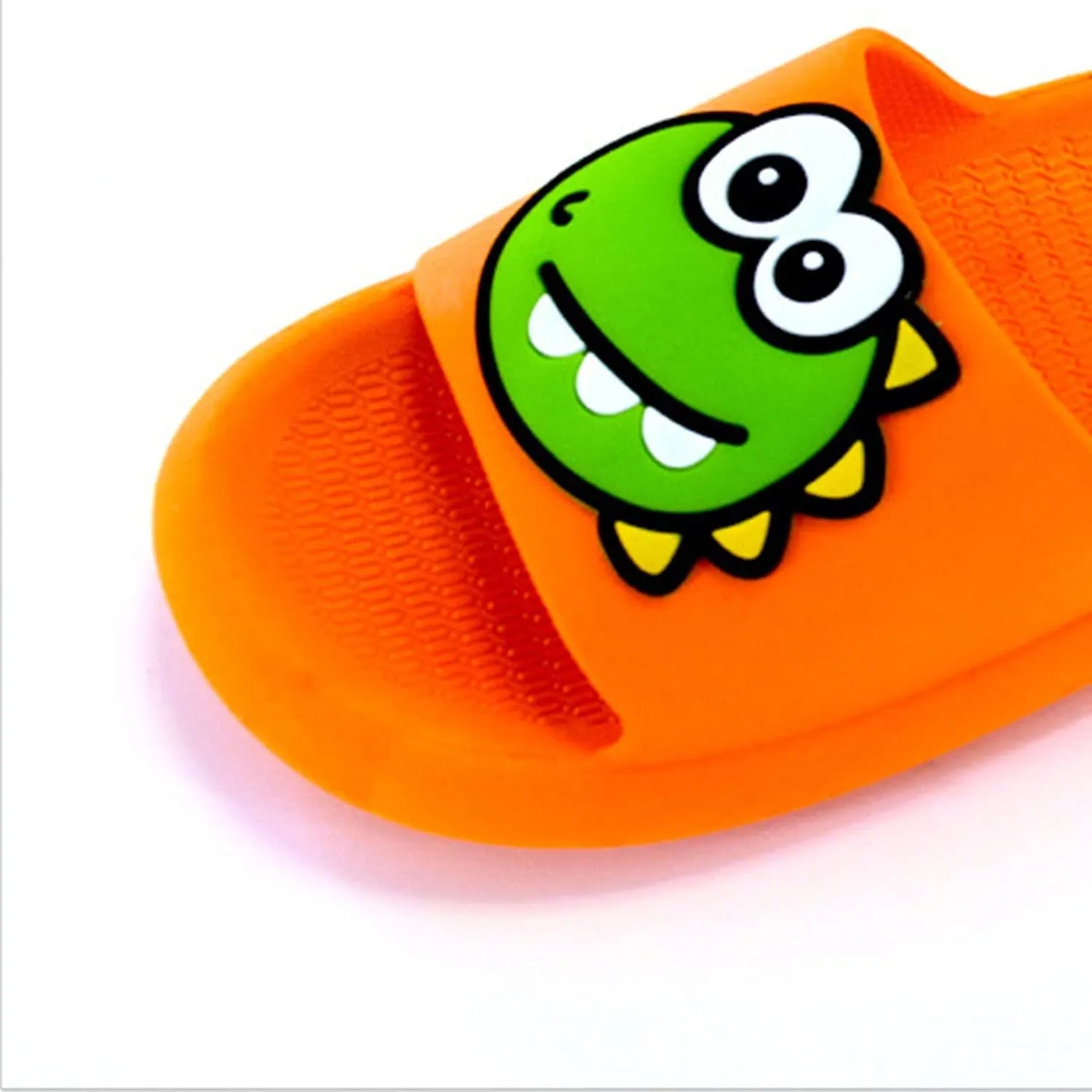 Dinosaur Shower Sandals for Kids, Boys Girls Unisex Cute Beach Slippers, Cloud Slides Flat Bathroom Shower Shoes