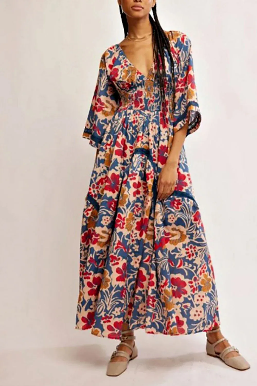 Dixie Maxi Dress Vintage Indigo