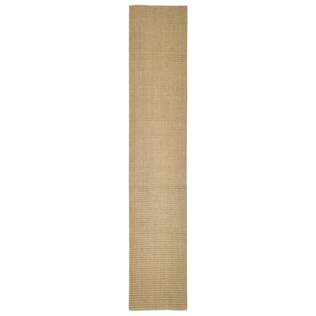 Durable and Versatile vidaXL Sisal Rug for Cat Scratching Post - Anti-Slip, Easy Maintenance - 66x350 cm | Perfect for Scratching, Playing, and Relaxing