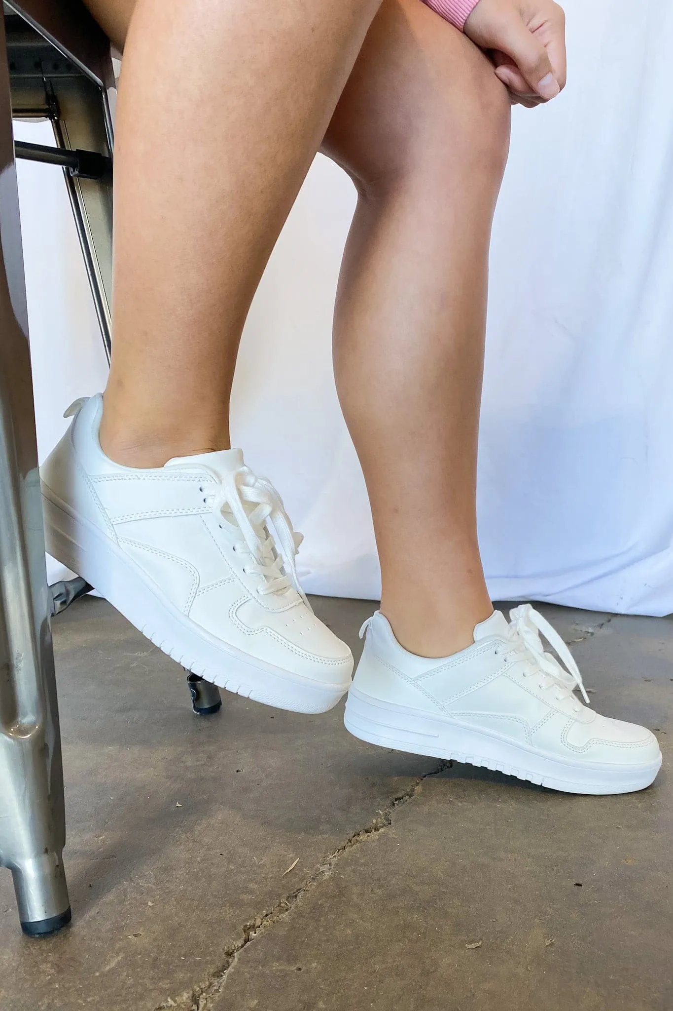 Everyday Winner Platform Lace Up Sneakers - FINAL SALE