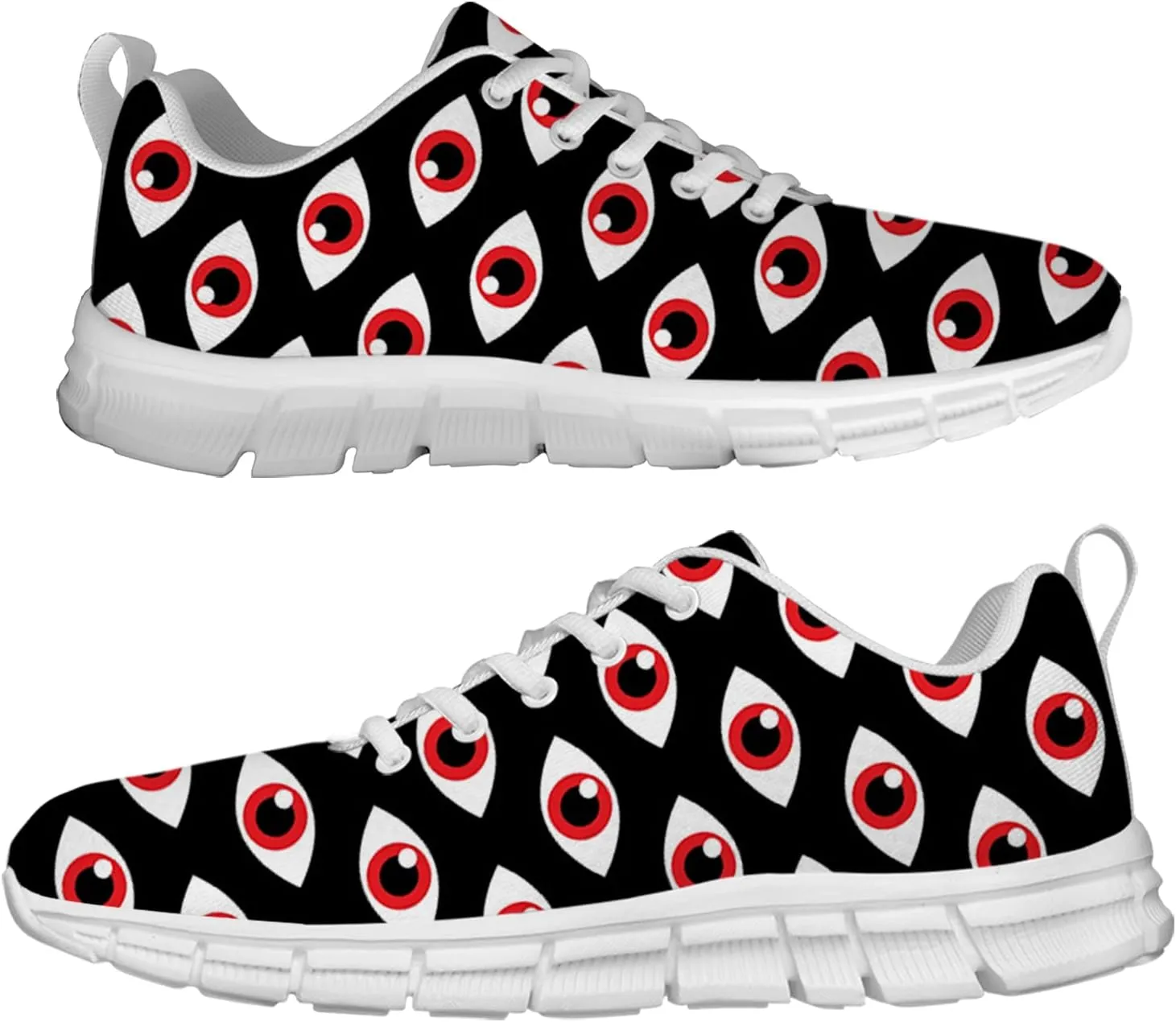 Evil Eye Womens Mens Running Shoes Non-Slip Tennis Shoes Sport Gym Bowling Shoes Gifts for Friends