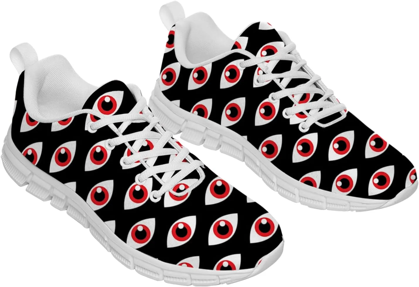 Evil Eye Womens Mens Running Shoes Non-Slip Tennis Shoes Sport Gym Bowling Shoes Gifts for Friends