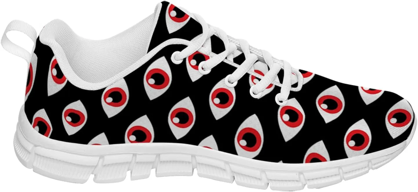 Evil Eye Womens Mens Running Shoes Non-Slip Tennis Shoes Sport Gym Bowling Shoes Gifts for Friends