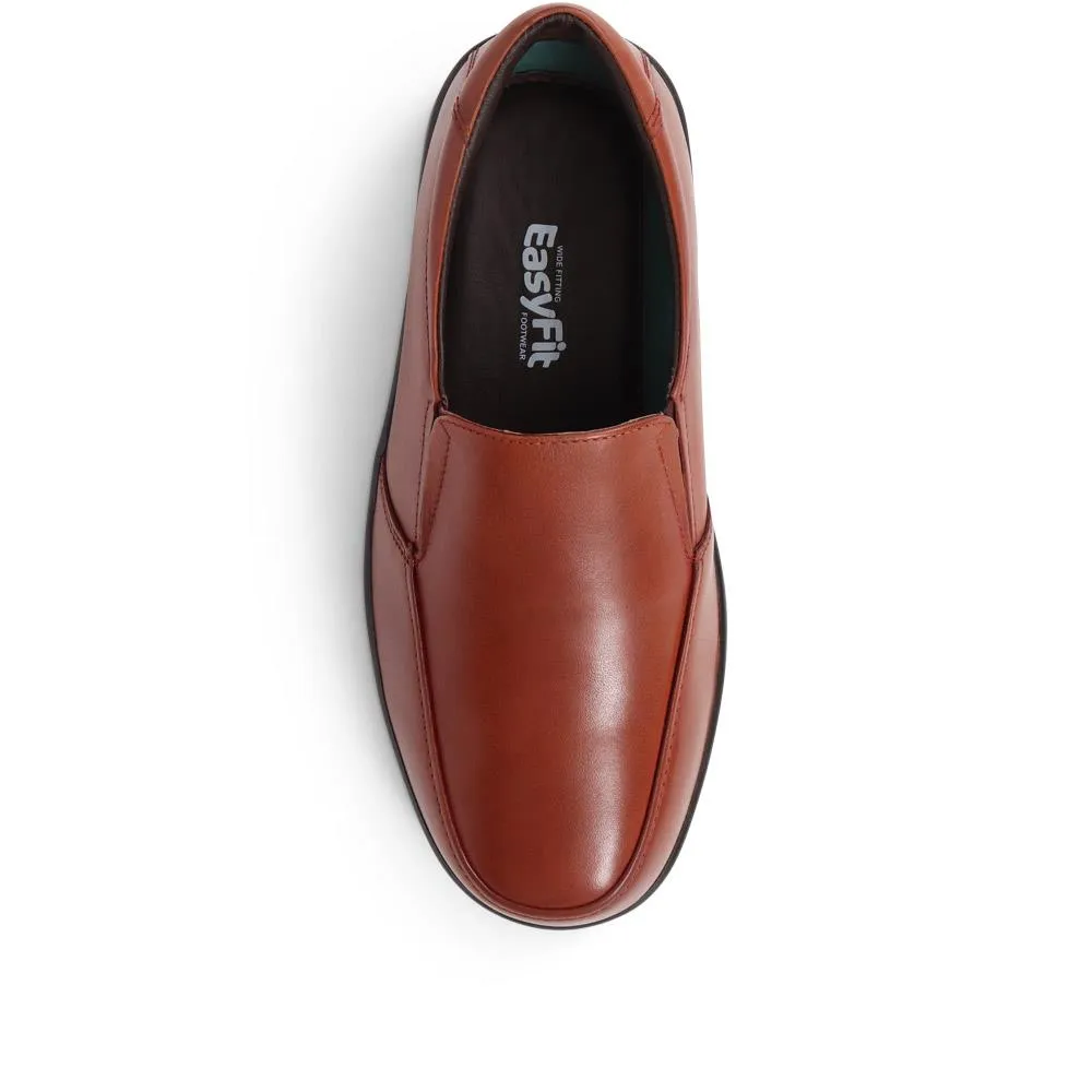 Extra Wide Fit Smart Leather Slip-Ons - DELROSSO / 324 141