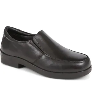 Extra Wide Fit Smart Leather Slip-Ons - DELROSSO / 324 141