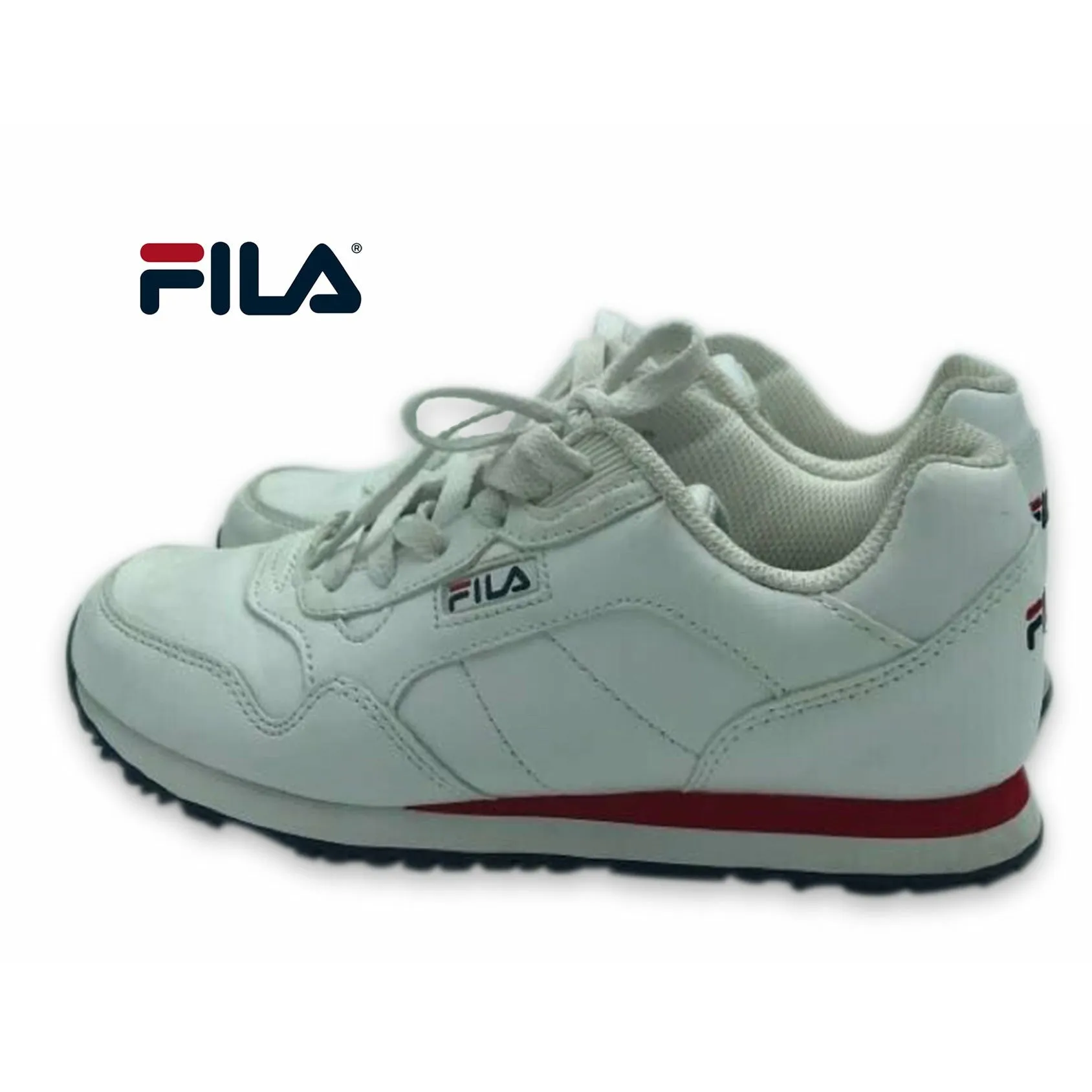 Fila Women's Cress Athletic Sneakers White Man-Made Size 6