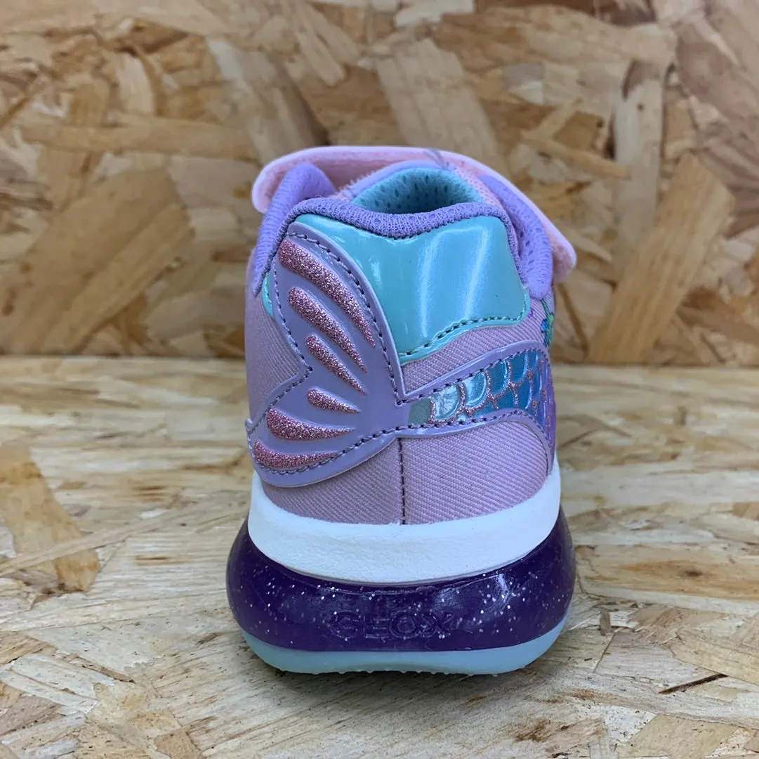 Geox Kids Disney The Little Mermaid Trainers - Pink / Watersea