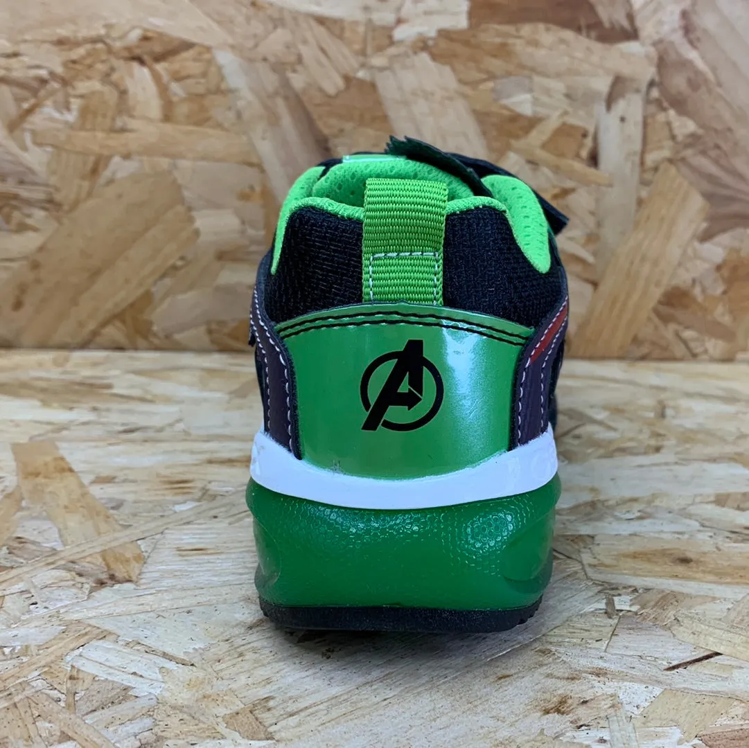 Geox Kids Marvel The Hulk Trainers - Black / Green