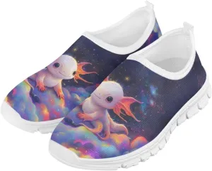 Girls Tennis Shoes Cute Shoes for Girls Slip On Sneakers Active Mesh Shoes